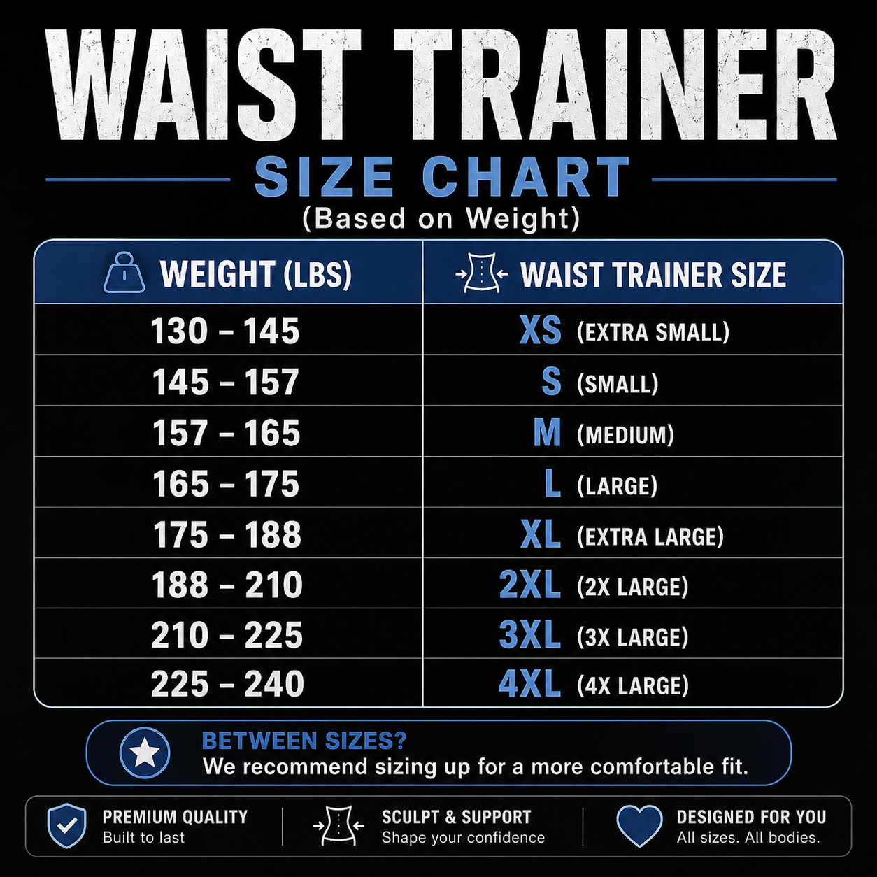 Latex Waist Trainer ( Ref. S-005) UNISEX