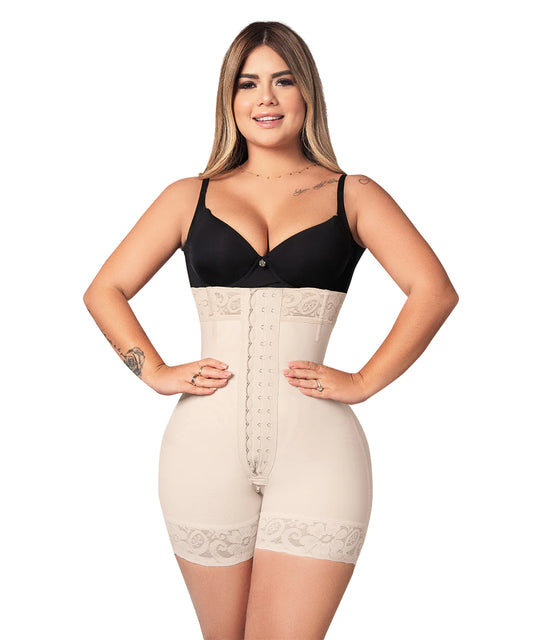 Mid Thigh Strapless Colombian Faja-( Ref. O-051 )